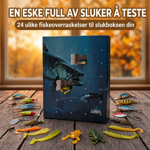Fiskekalenderen – 24 unike fiskesluker